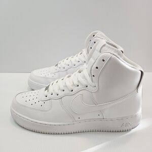 Nike Air Force 1 High Mens Shoes Size 12 White Sneakers 315121-115